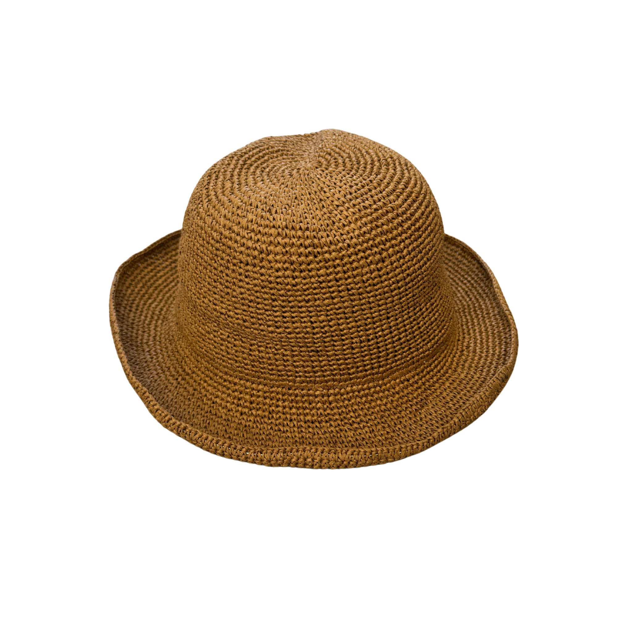 Grown Crochet Adjustable Hat - Natural