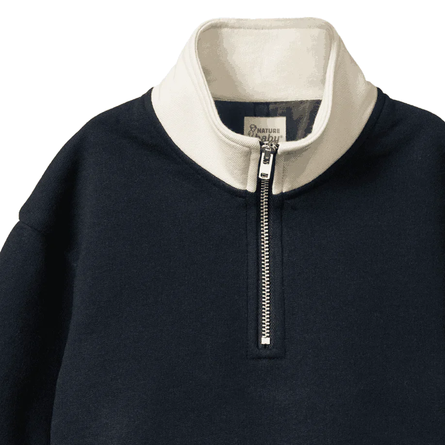 Nature Baby Camper Sweatshirt- Navy