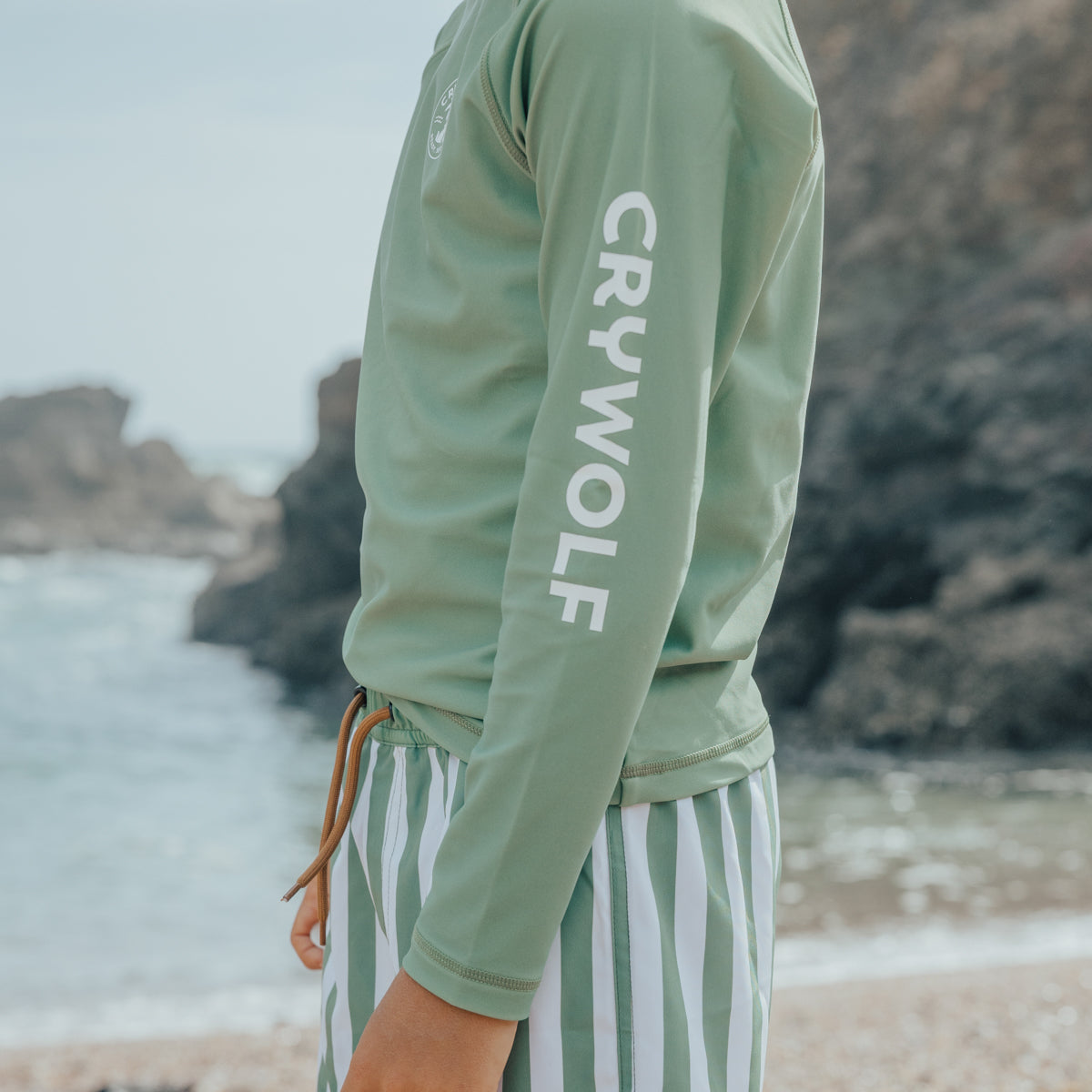 Crywolf Rash Vest Coastal Green