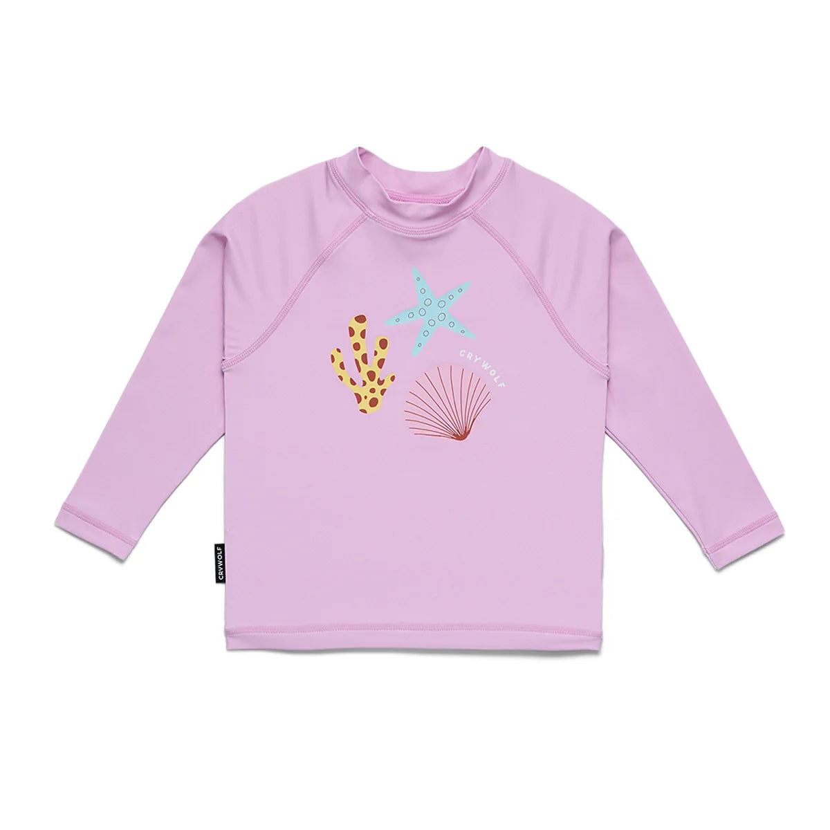 CRY WOLF BABY RASH VEST SUGAR SHELL