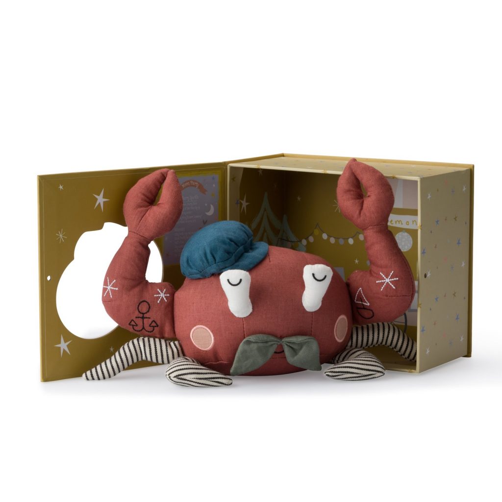 Picca Loulou Rusty Red Crab in gift box
