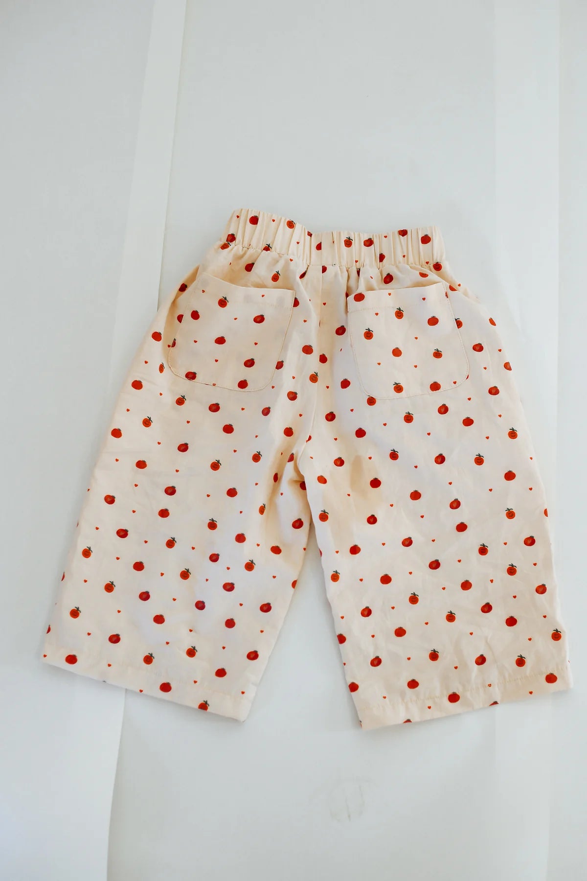 Sunday Siblings Happy Tomato Pants- Red