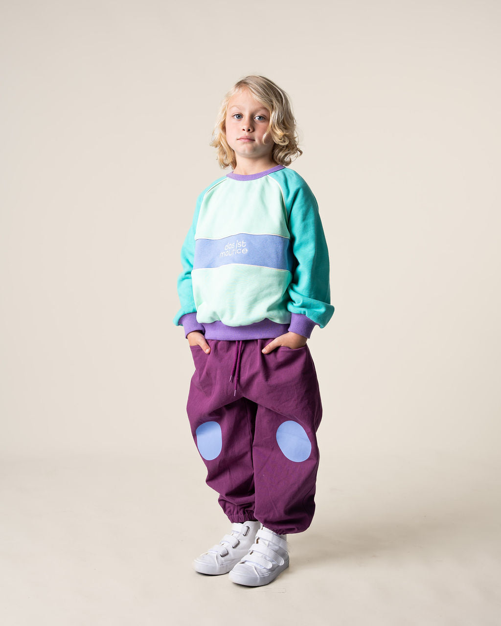 Das Ist Maurice Indigo Barrel Pants Blueberry Knees