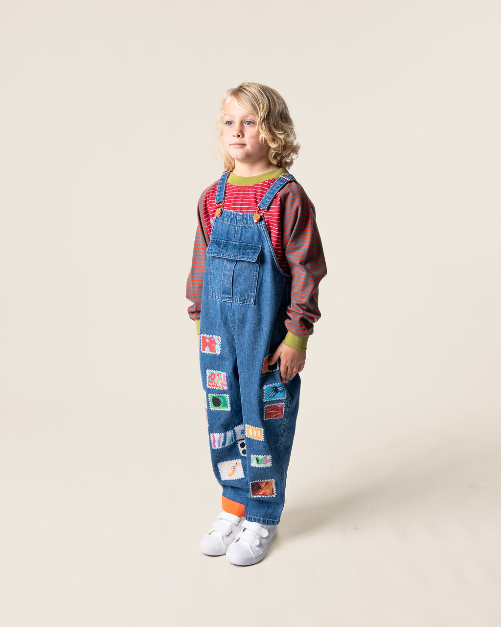 Das Ist Maurice Denim Overalls Stamps