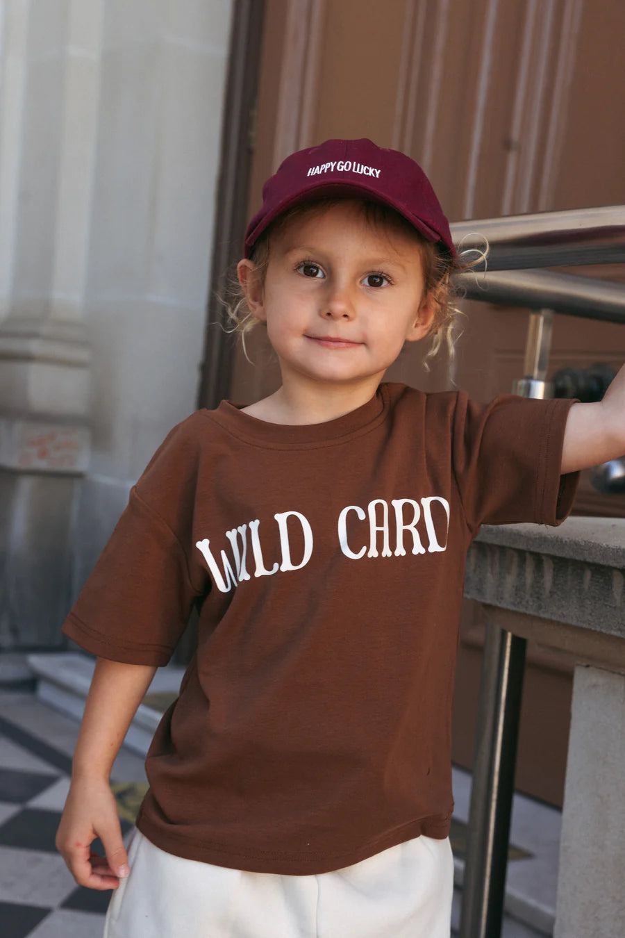 Zada Sol Wild Card Tee – Chocolate