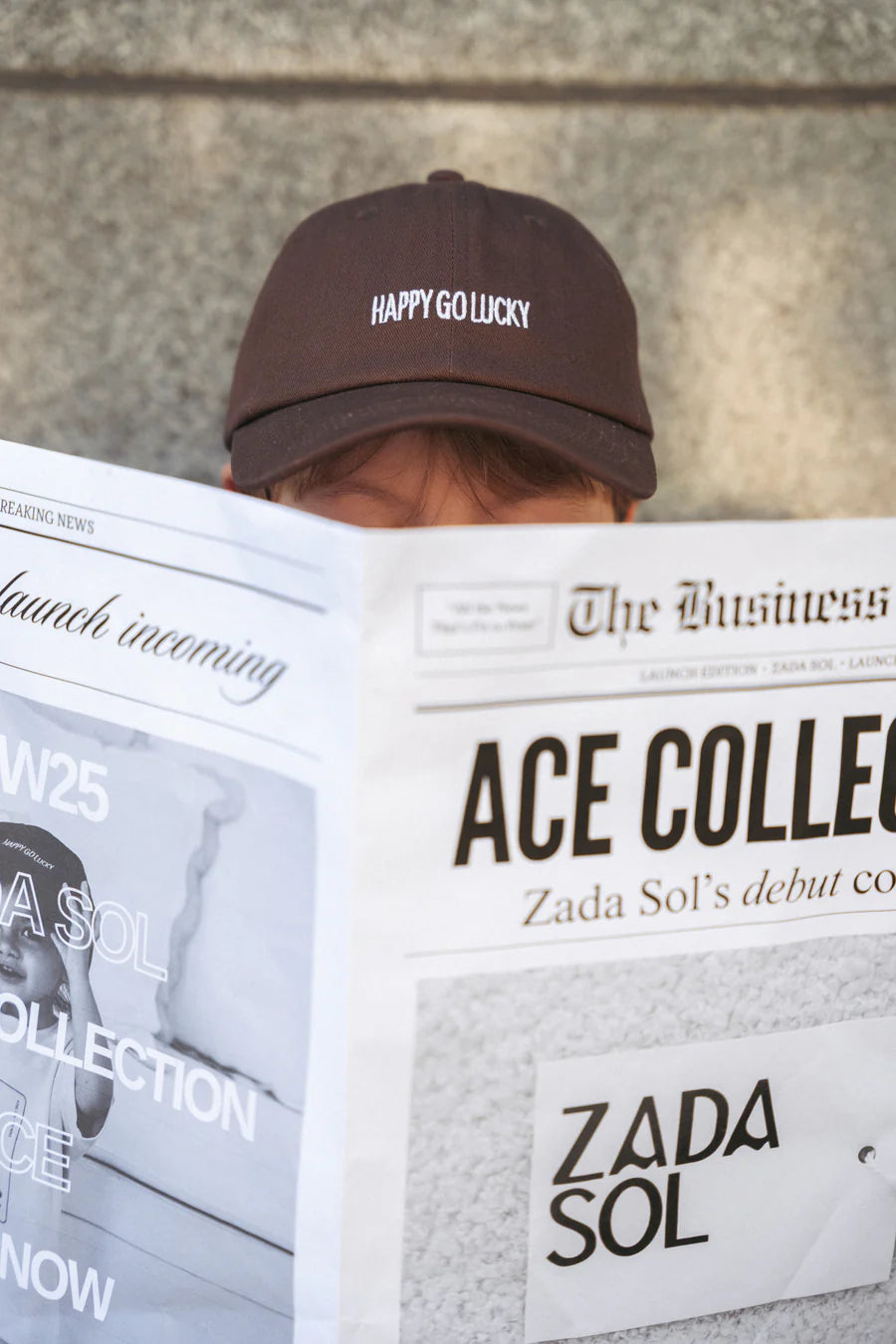 Zada Sol Happy Go Lucky Hat - Chocolate