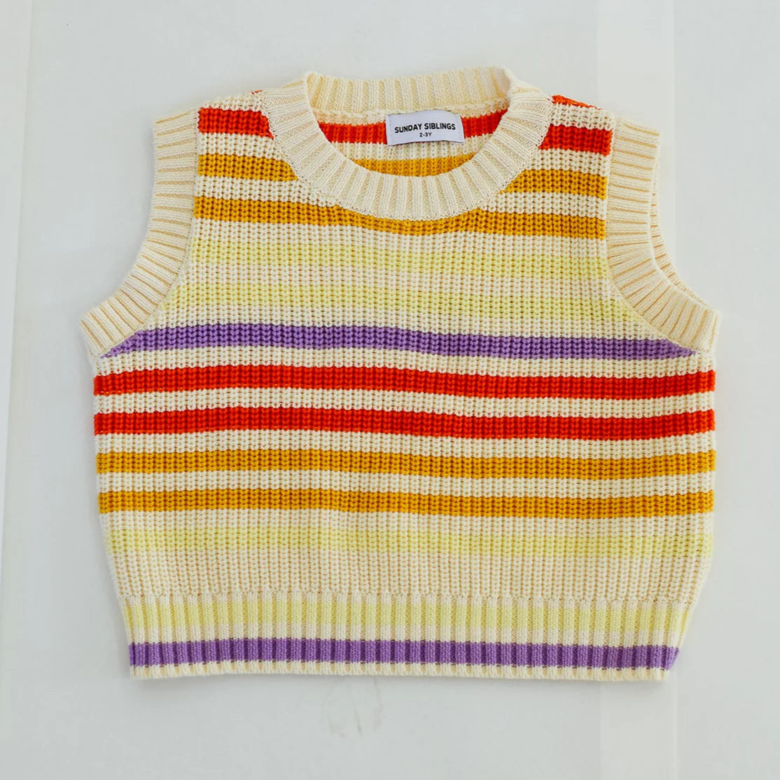 Sunday Siblings Art Club Knit Vest