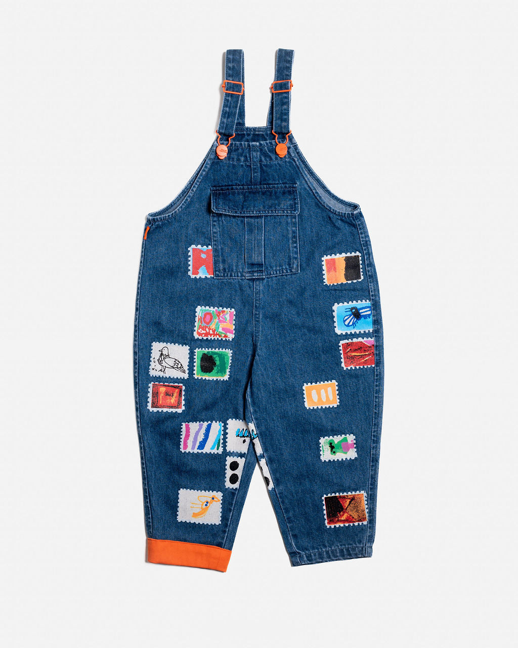 Das Ist Maurice Denim Overalls Stamps