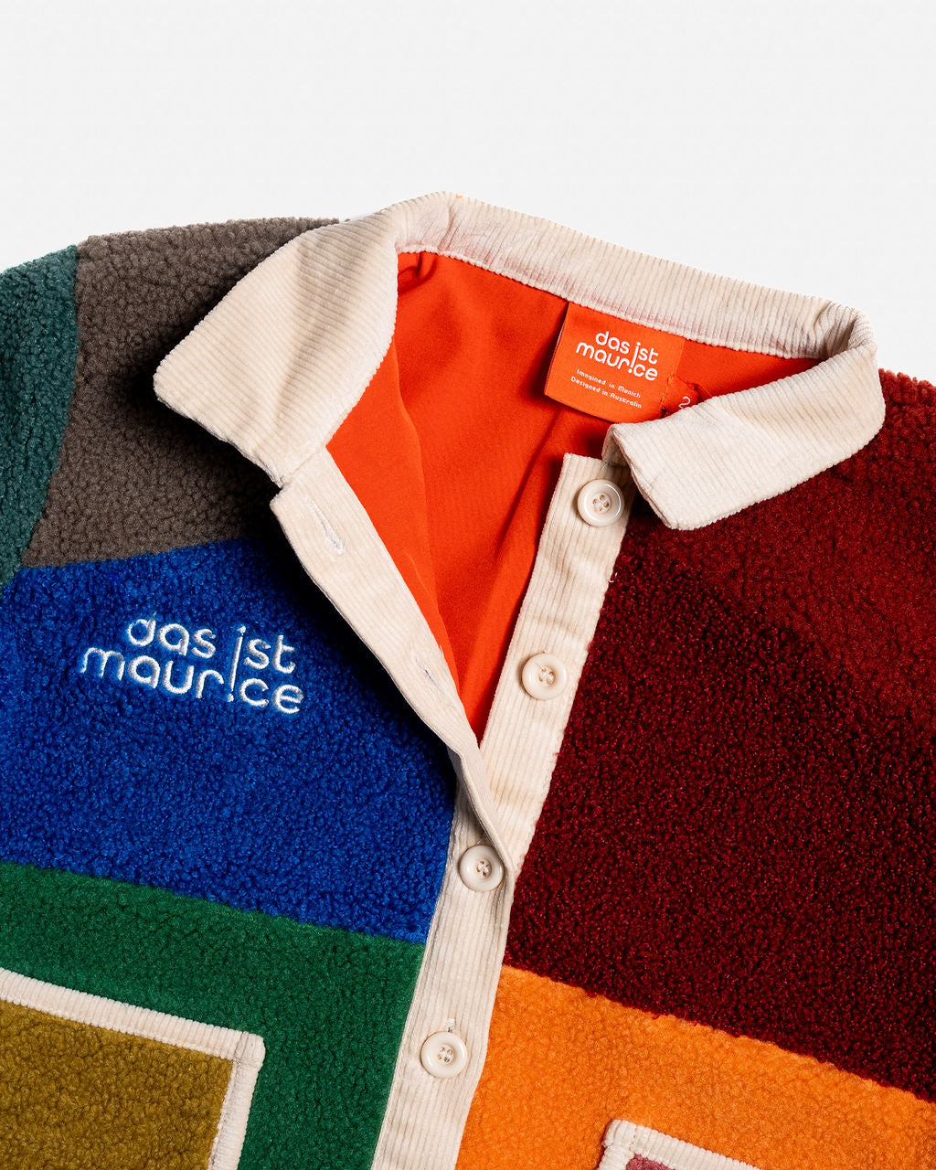 Das Ist Maurice Boucle Coat | Colour Block