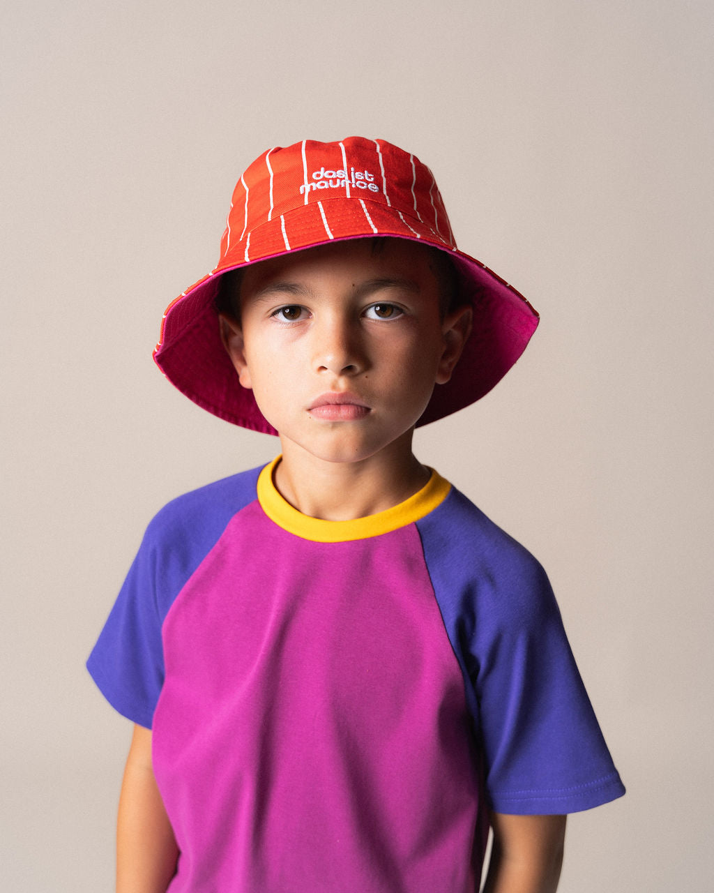 Das Ist Maurice Bucket Hat Pinstripe