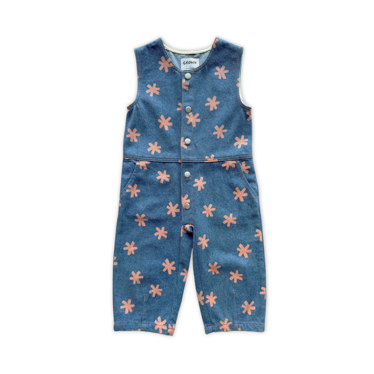 Grown Organic Starlight Denim Jumpsuit