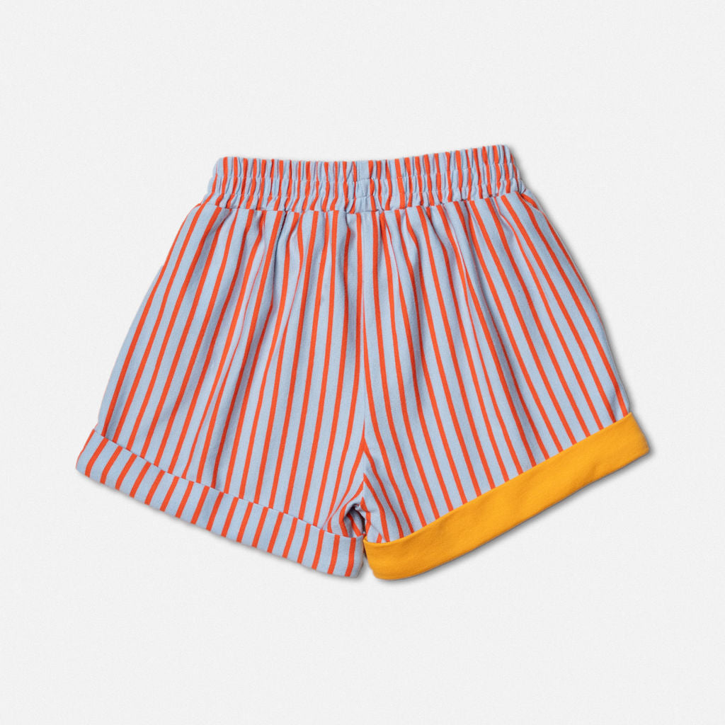 Das Ist Maurice Shorts Blue & Orange Stripes