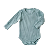 Rai & Co Basics Long Sleeve Bodysuit - Sage