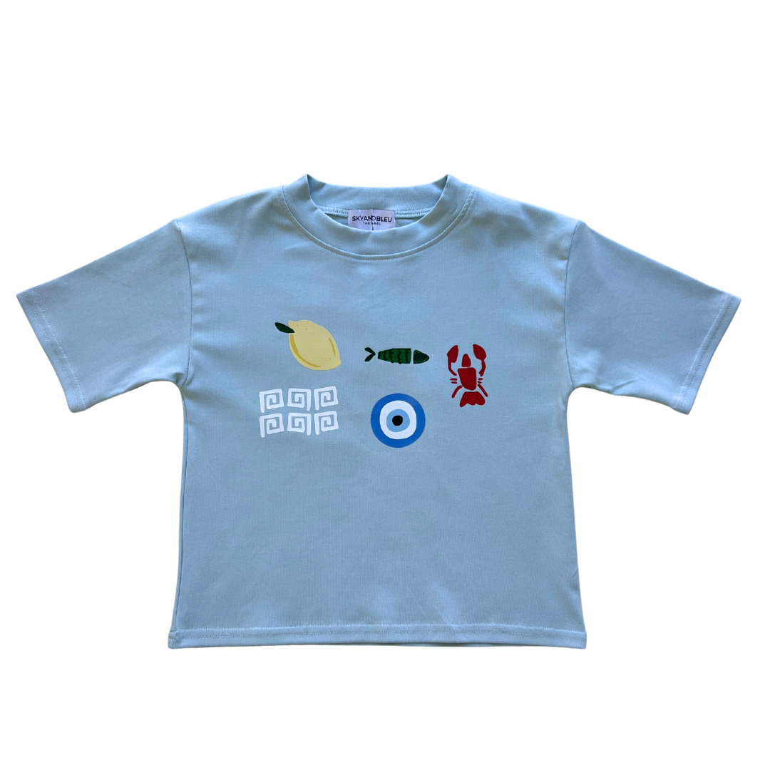 Sky & Bleu Euro Summer Tee