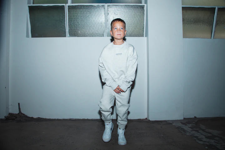 Eastaxe Crew Neck Jumper- Grey Marle