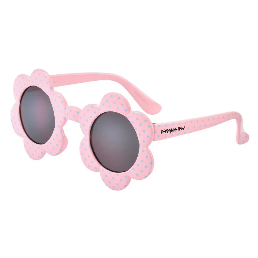 Frankie Ray Sunglasses DAISY - Pink with Aqua spots