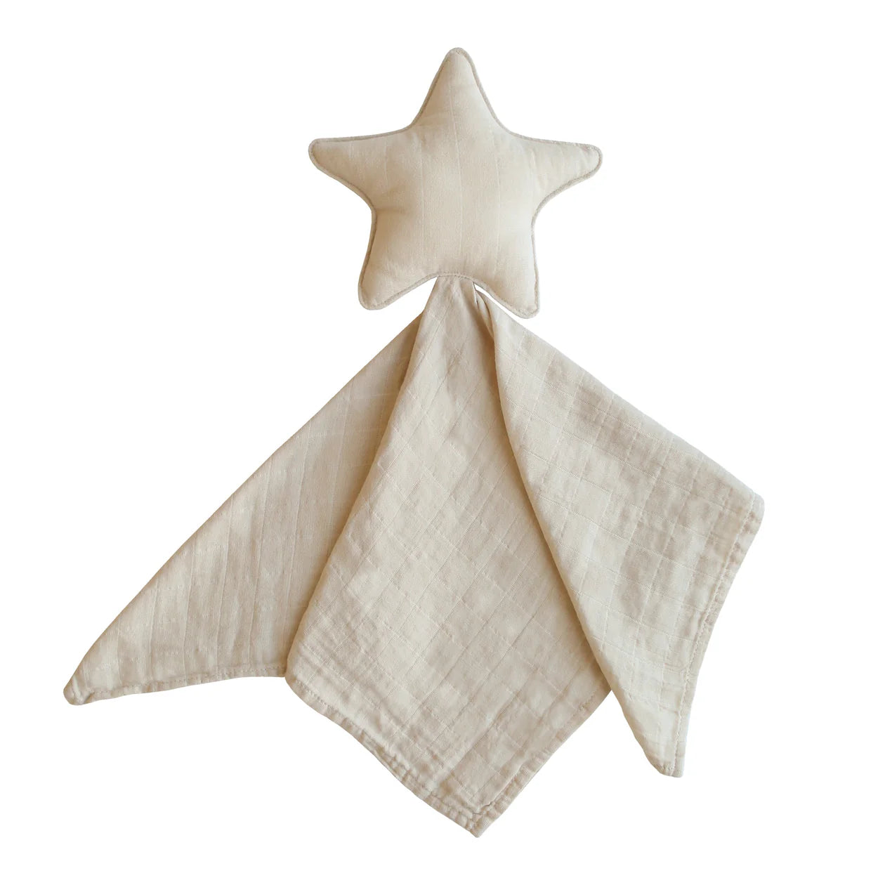Mushie Lovey Blanket Star - Fog
