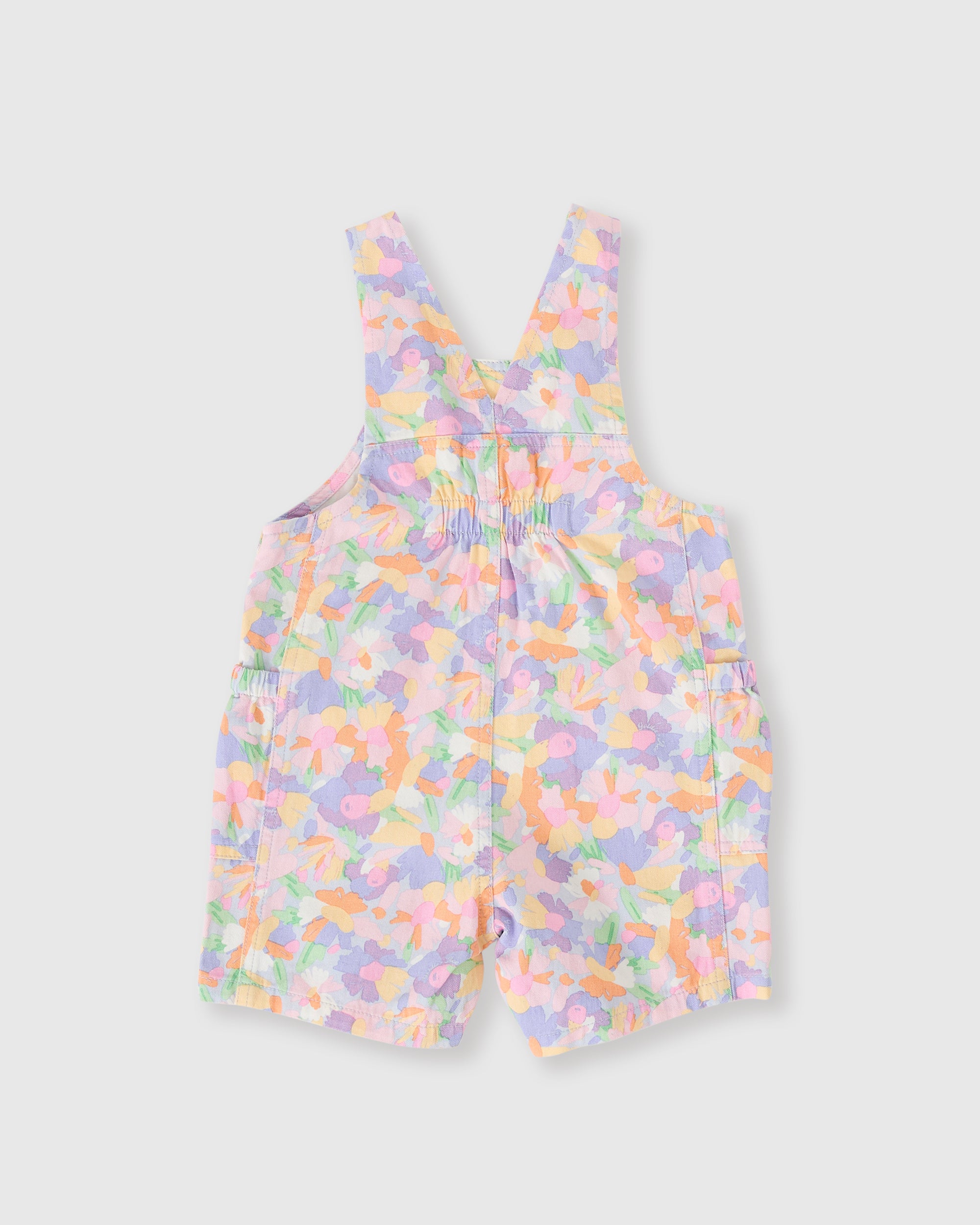 Goldie & Ace Pastel Bouquet Burton Pocket Overalls
