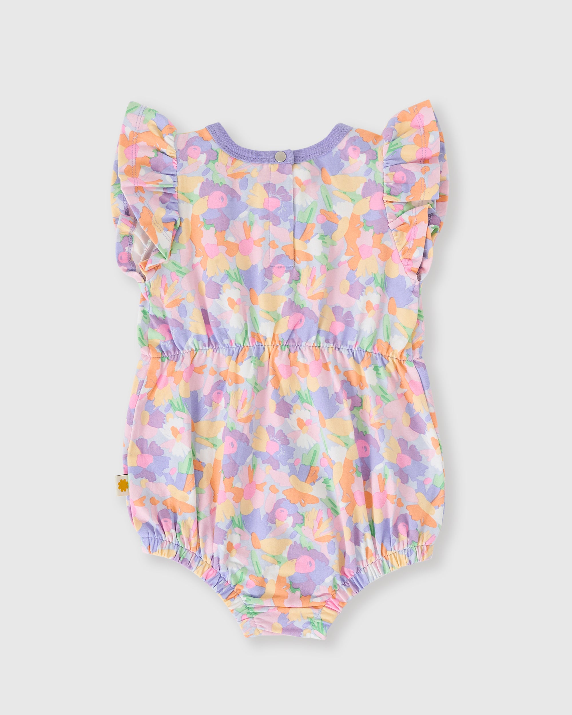 Goldie & Ace Pastel Bouquet Frill Bubble Romper