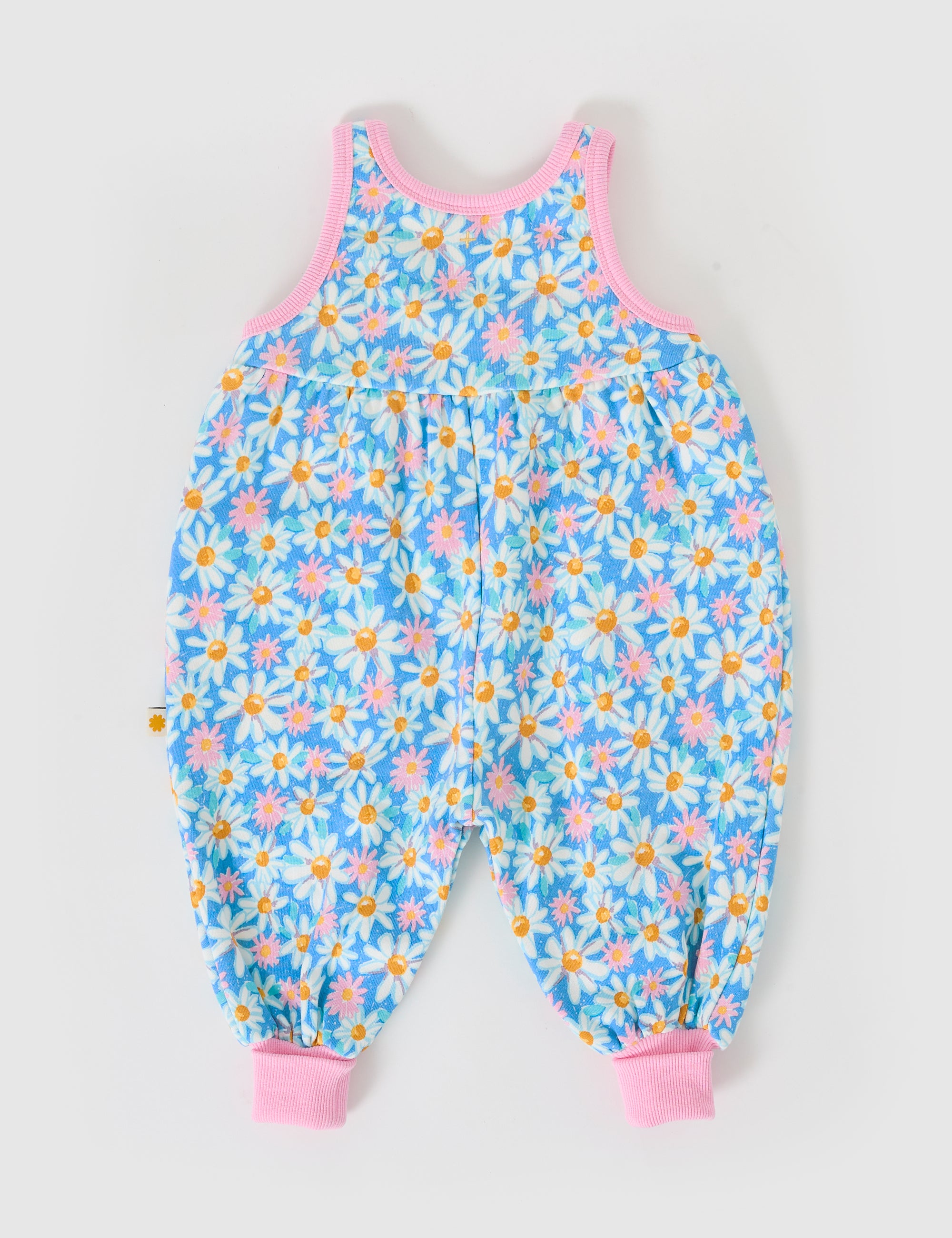 Goldie & Ace Seaside Daisy Balloon Overall Romper