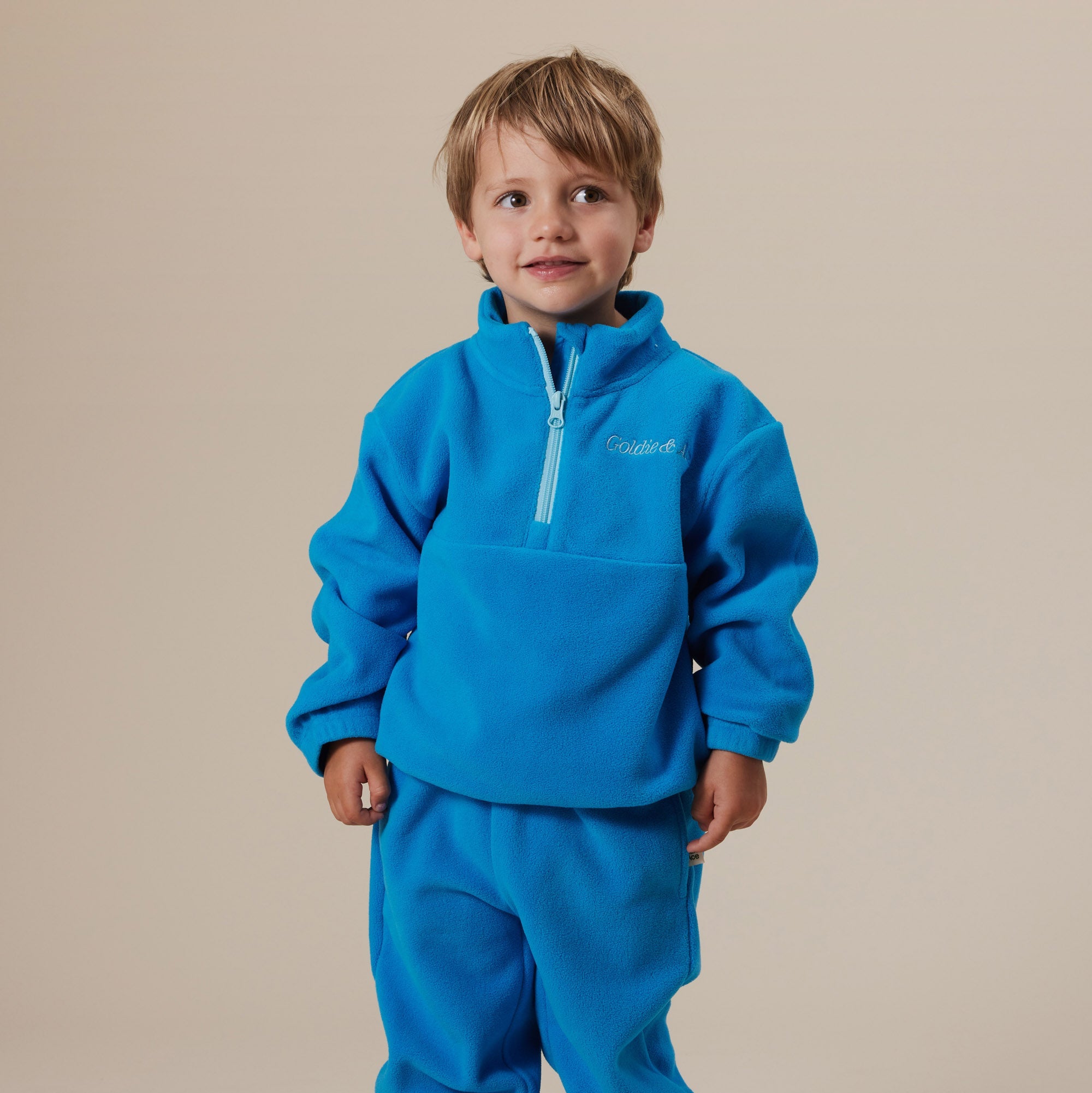 Goldie & Ace Bobbi Polar Fleece Sweatpants - Lake