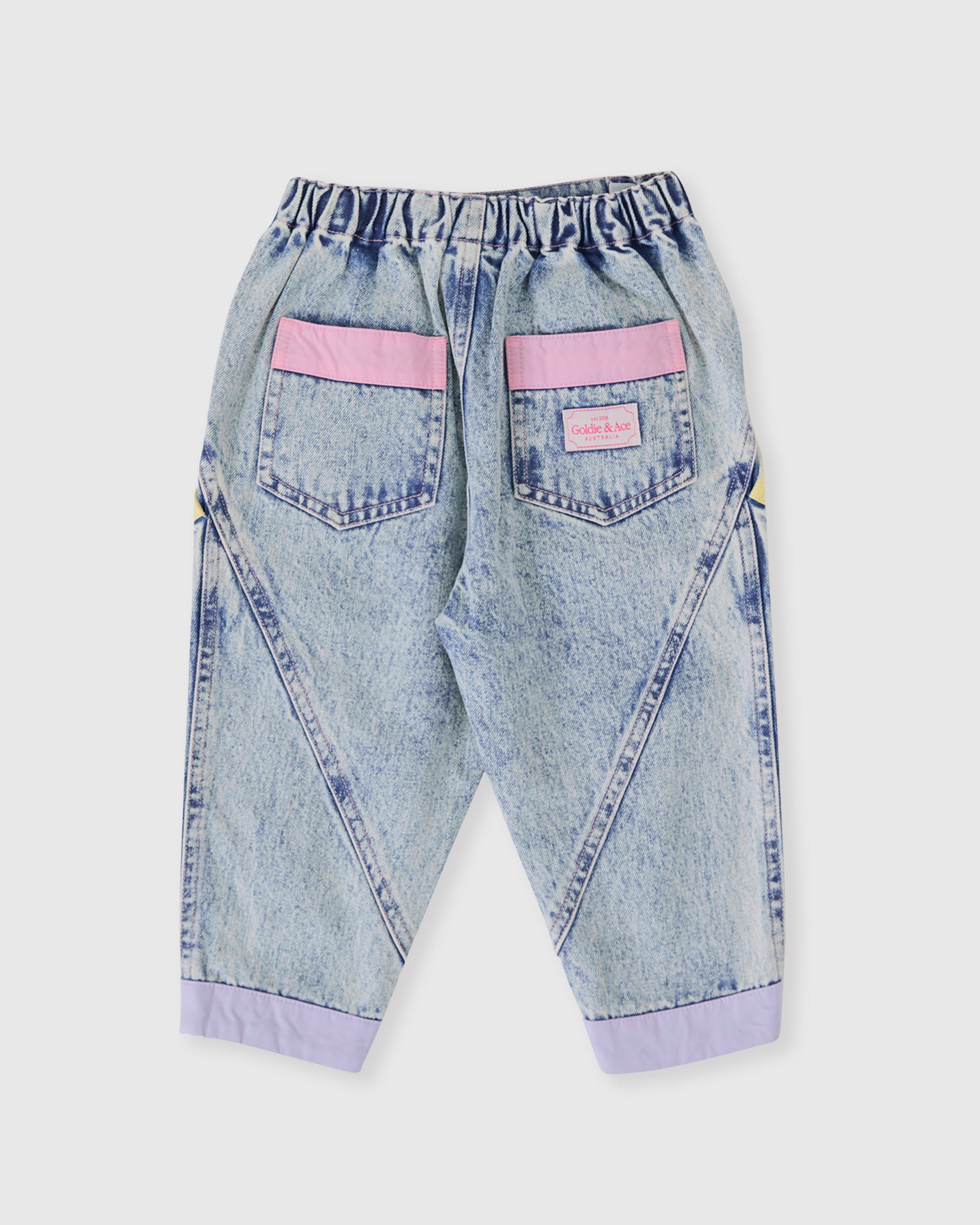 Goldie & Ace Pastel Pop Nora Denim Pants