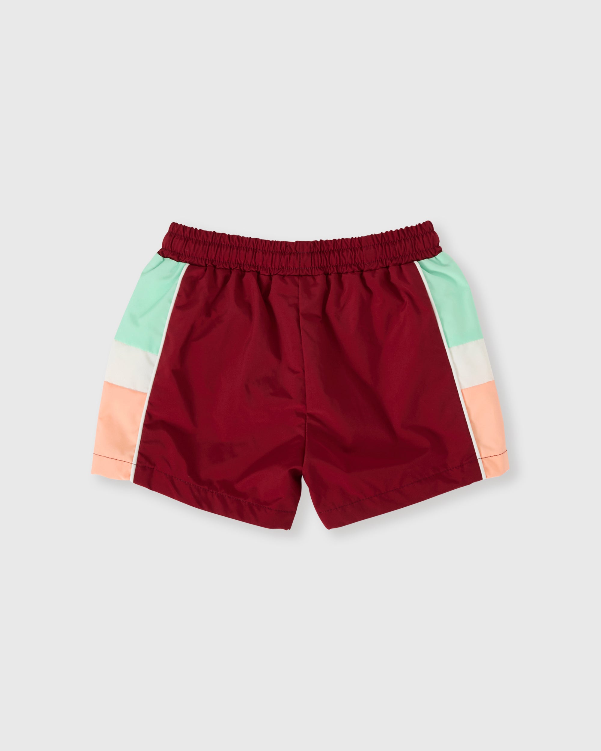 Goldie & Ace Retro Sporty Shorts Brick/Peapod