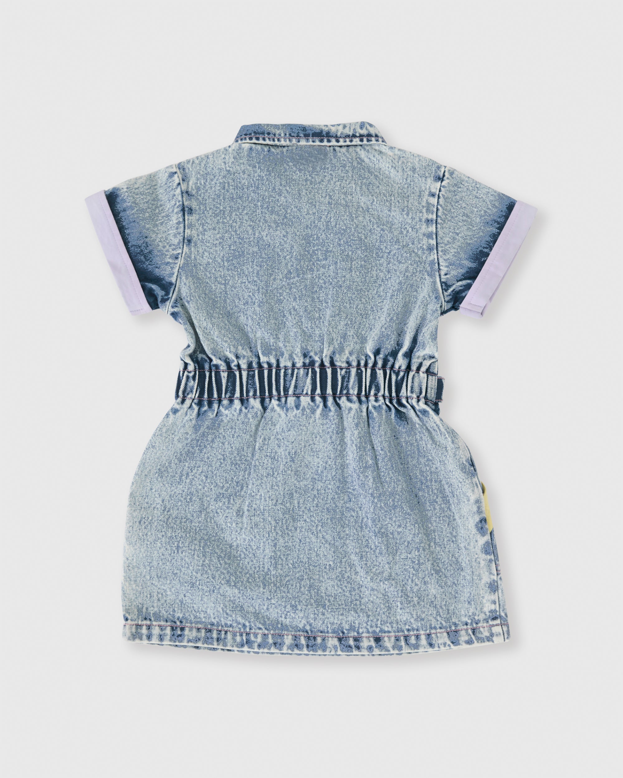 Goldie & Ace Pastel Pop Piper Denim Belted Dress