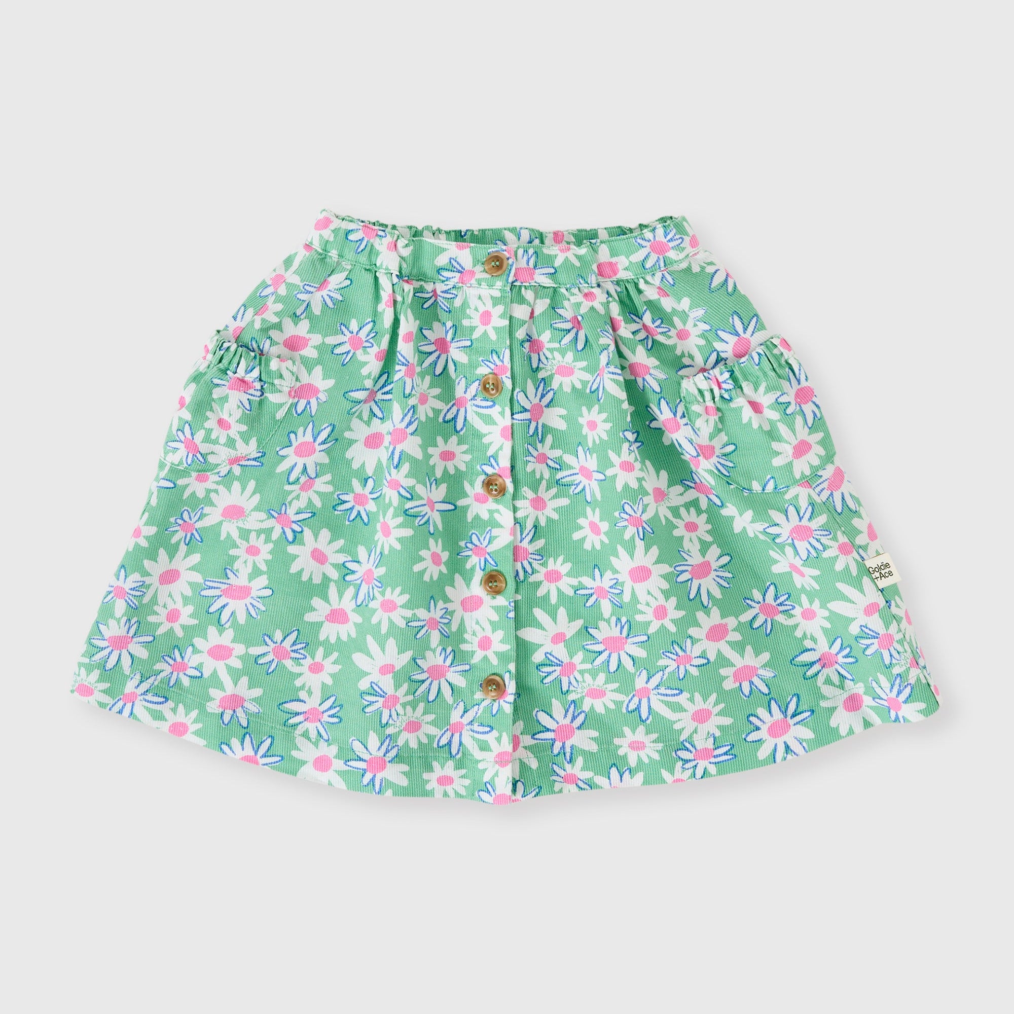 Goldie & Ace Daisy Patch Presley Pocket Skirt