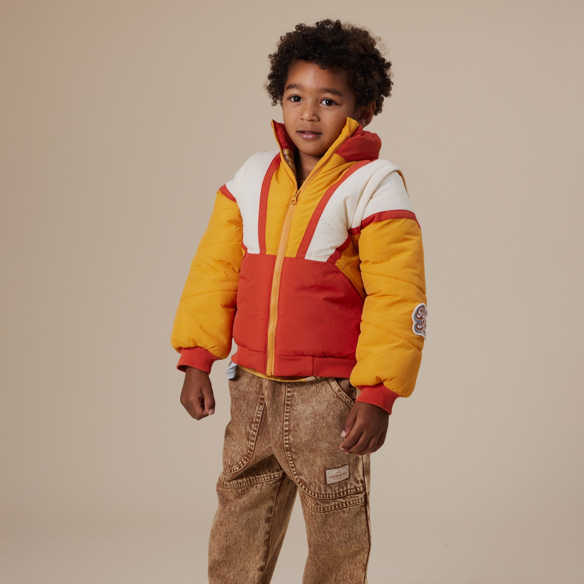 Goldie & Ace Drew Denim Pocket Pant - Brown