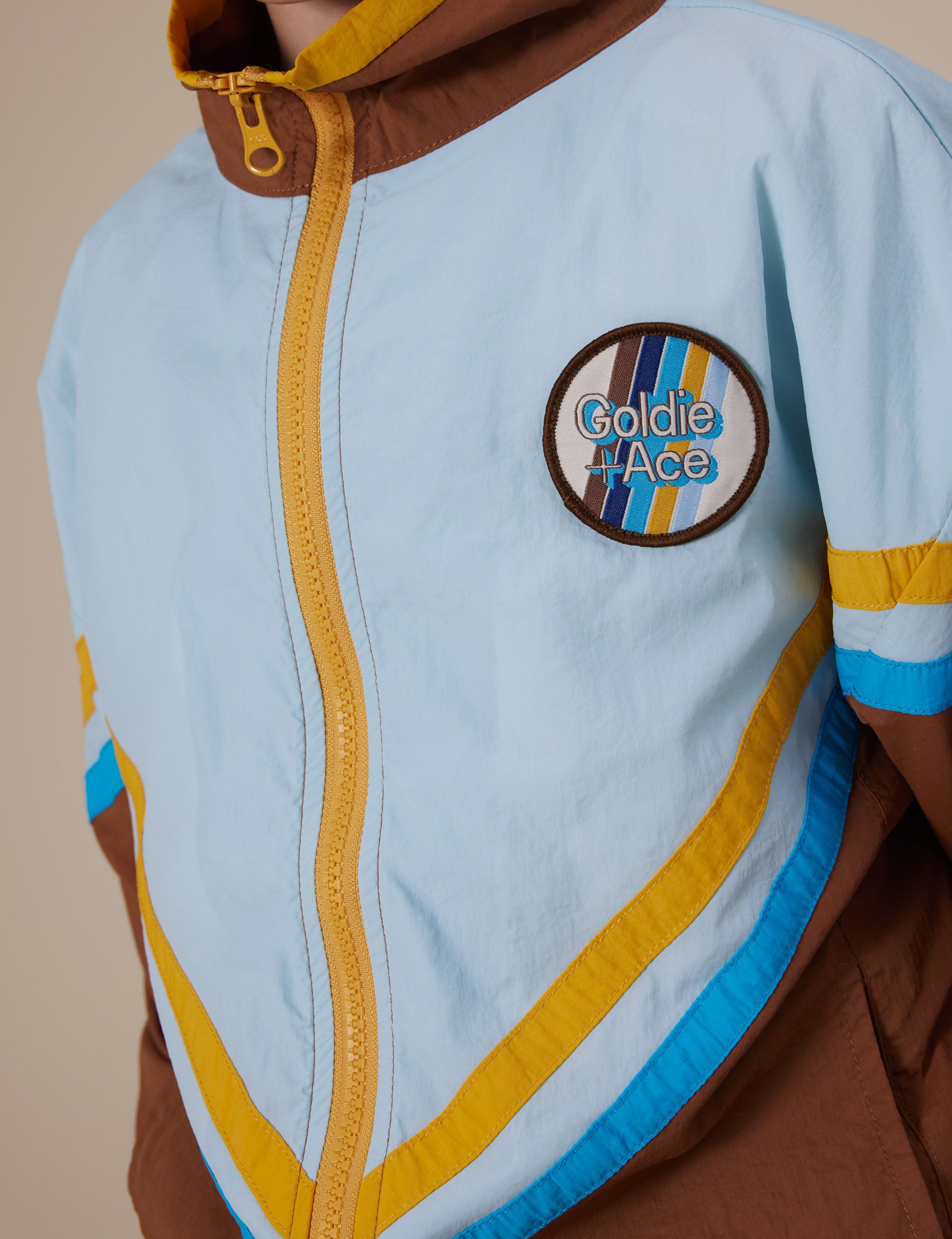 Goldie & Ace Retro Lightweight Spray Jacket - Brown