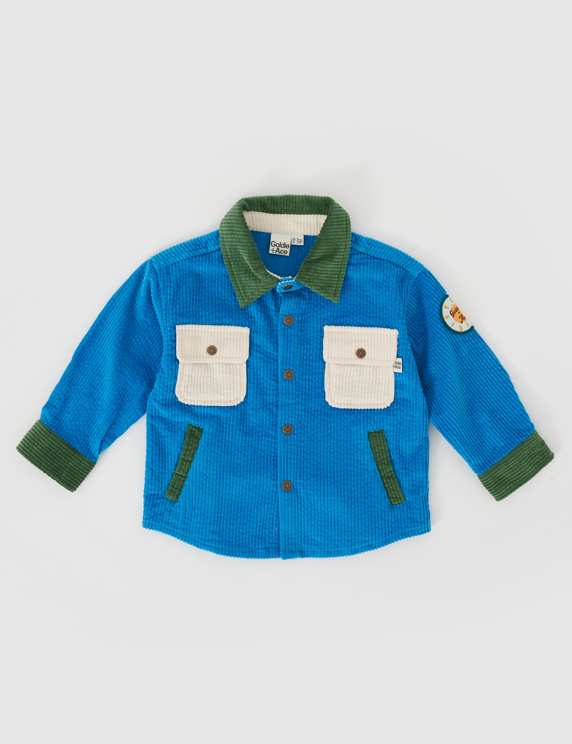 Goldie + Ace Rowan Corduroy Shirt Lake