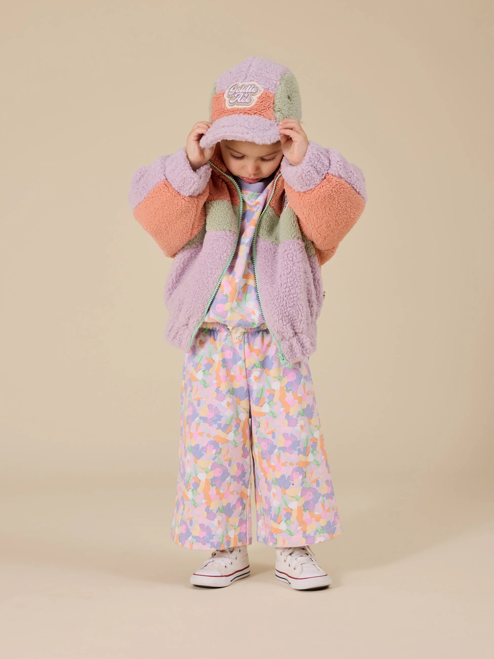 Goldie & Ace Blair Sherpa Cap - Liliac