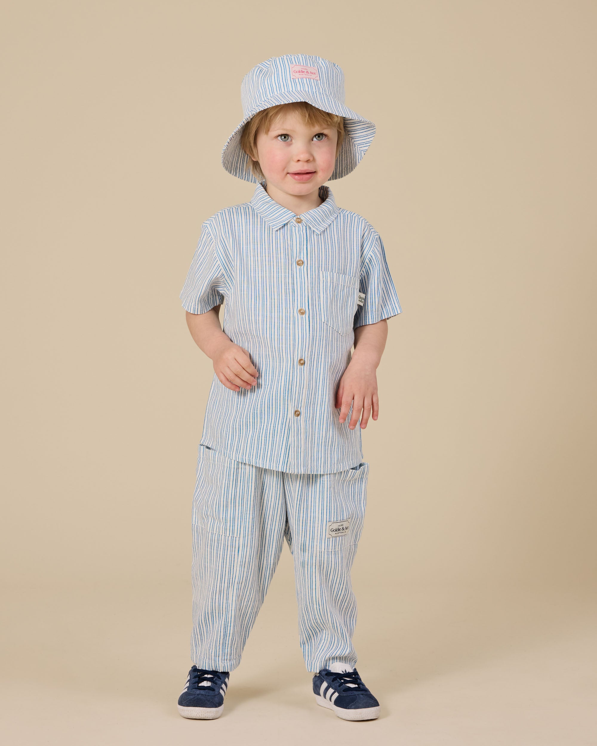 Goldie & Ace Sailor Stripe Bucket Hat