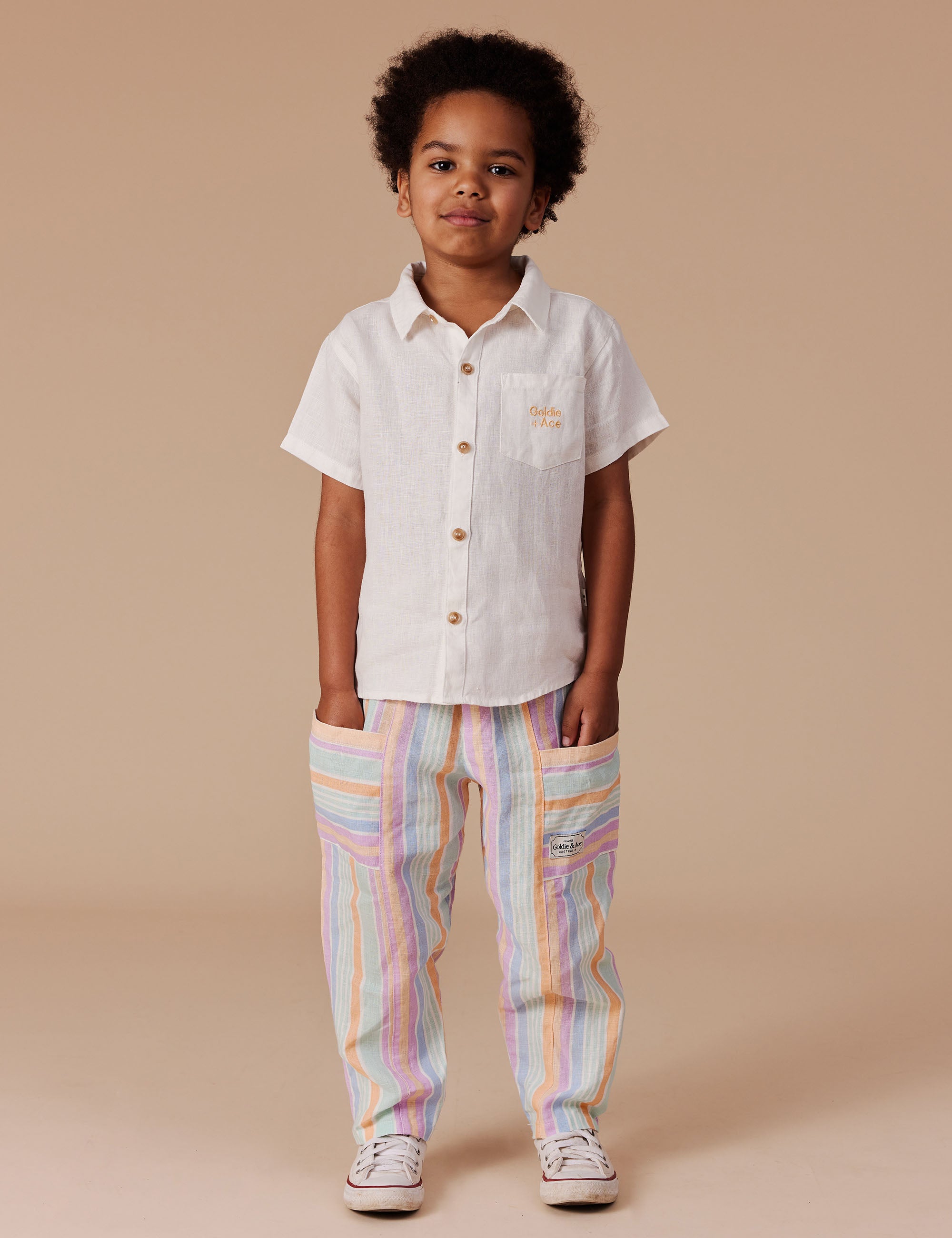 Goldie & Ace - HOLIDAY LINEN SHIRT