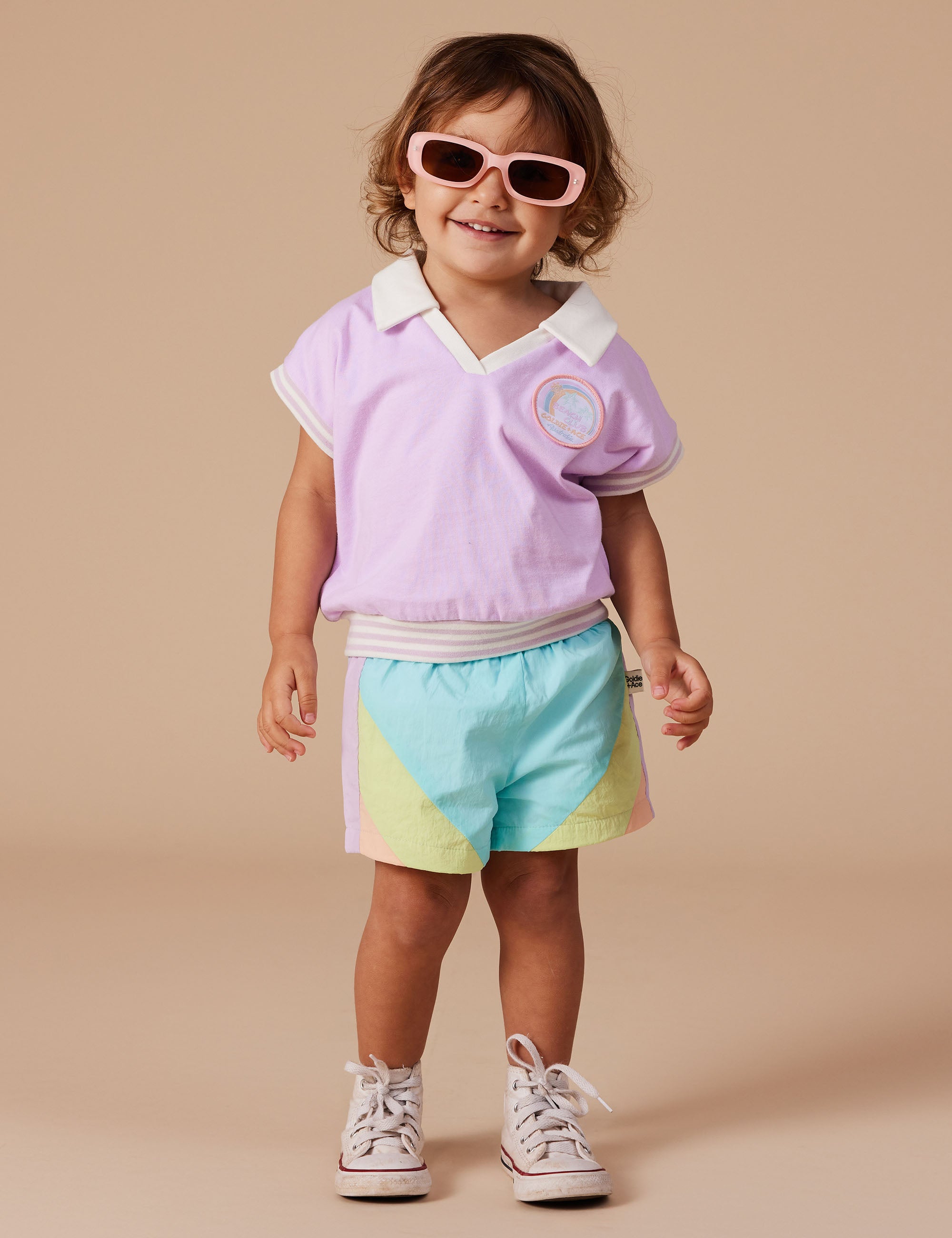 Goldie & Ace - BEACH CLUB COLLARED RELAXED TEE