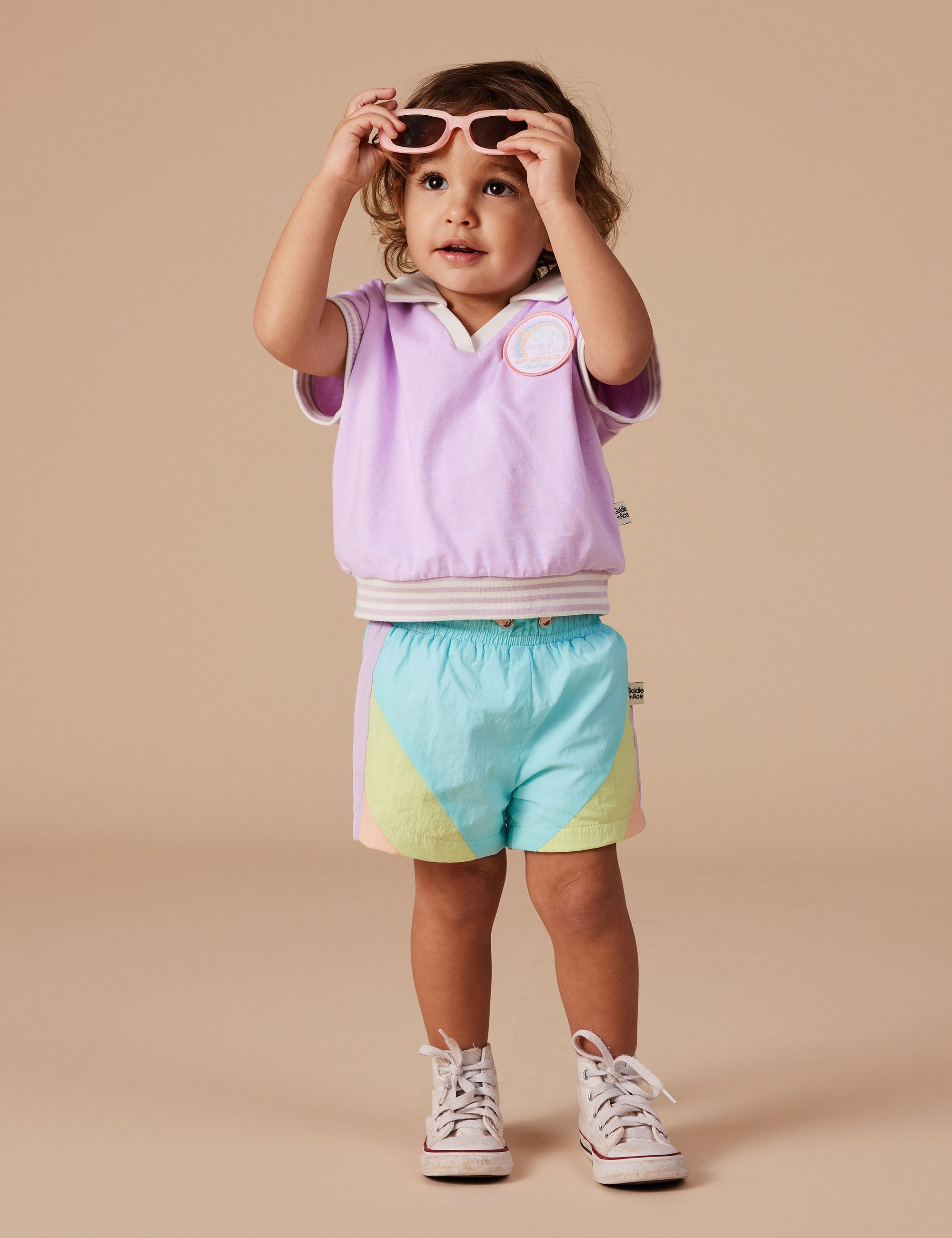 Goldie & Ace -RETRO LIGHTWEIGHT SPORTY SHORTS