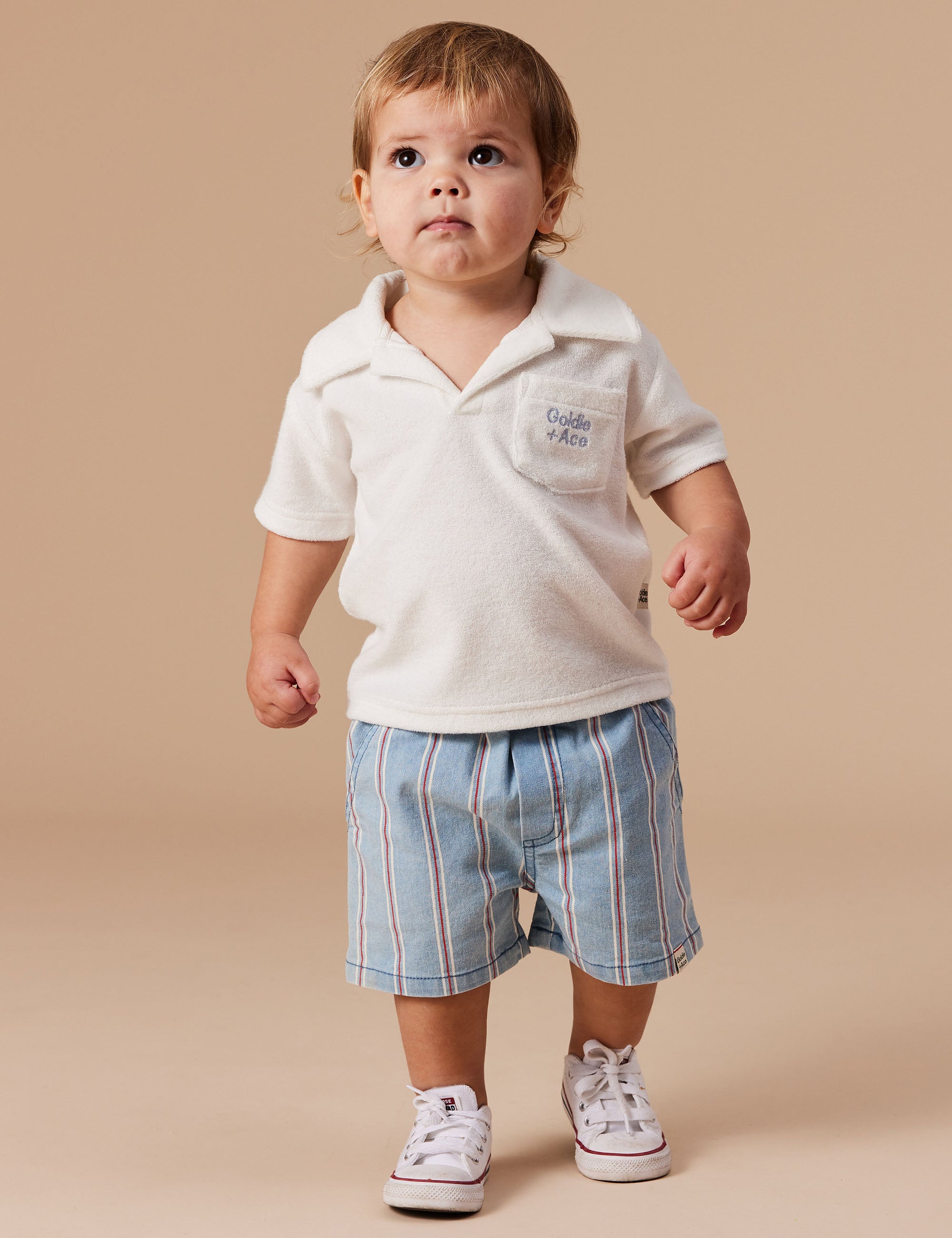 Goldie & Ace - OASIS TERRY TOWELLING POLO SHIRT