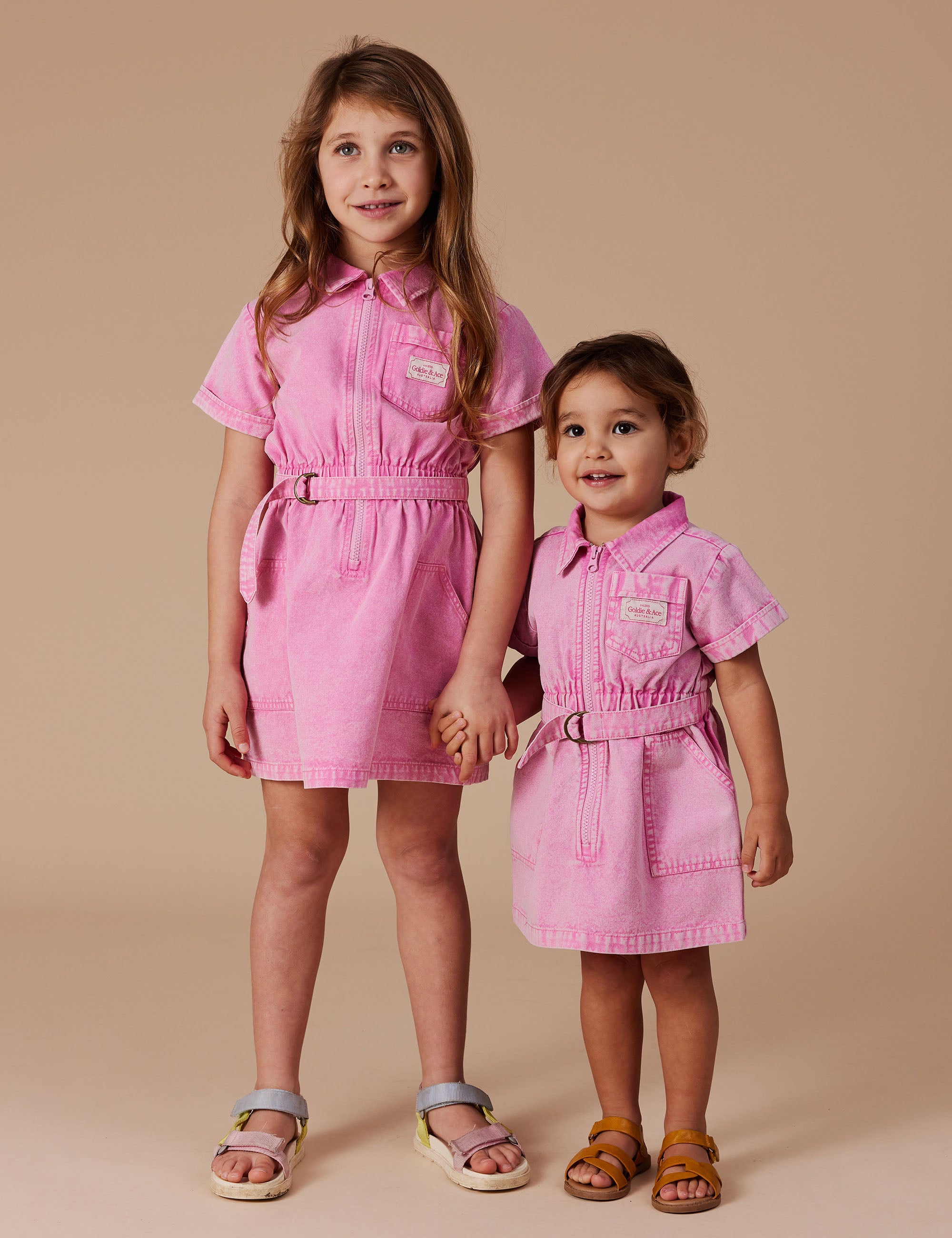 Goldie & Ace - PIPER DENIM BELTED DRESS