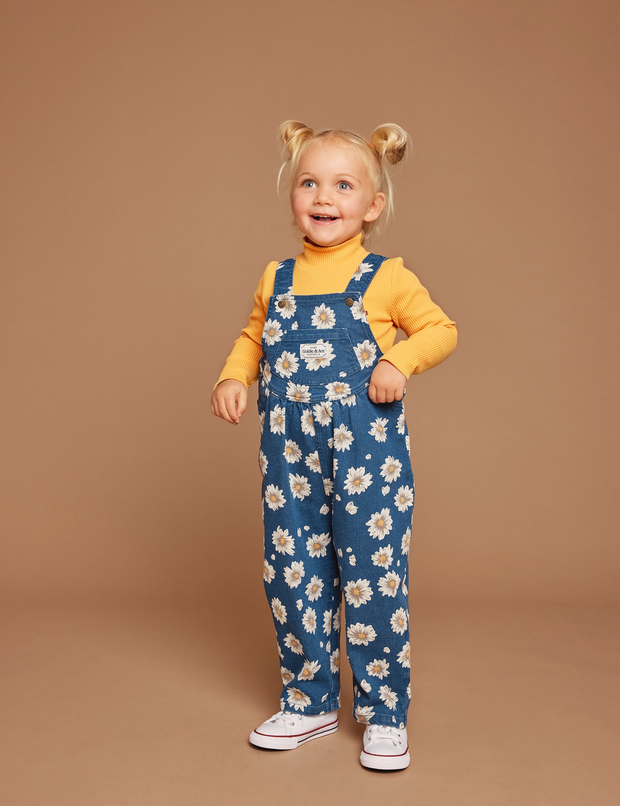 Goldie + Ace Vintage Overall Daisy Denim