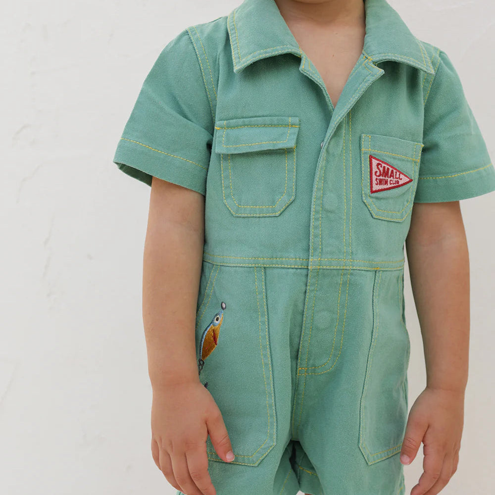 Small Swim Club Gone Fishin' Jumpsuit