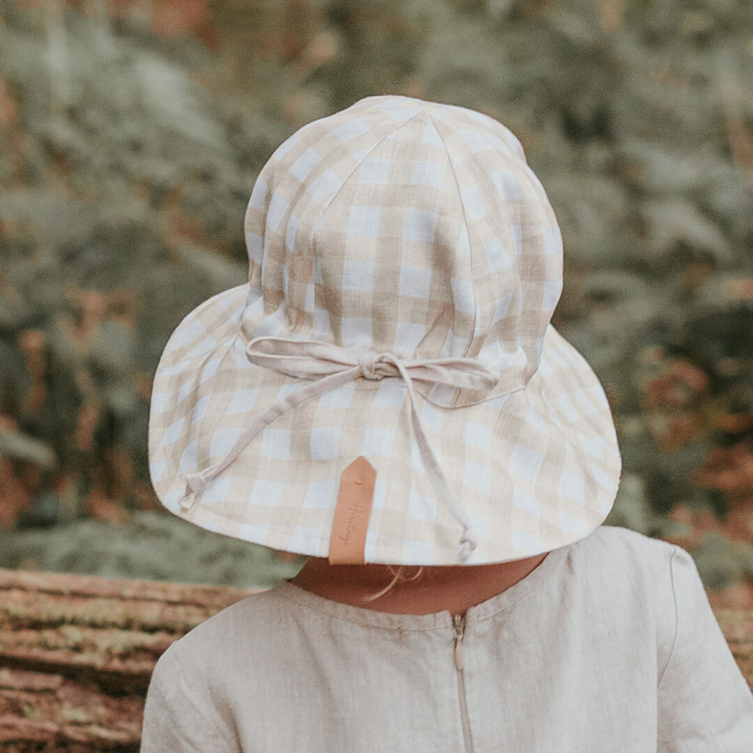 Bedhead 'Wanderer' Panelled Bucket Sun Hat - Flynn / Flax