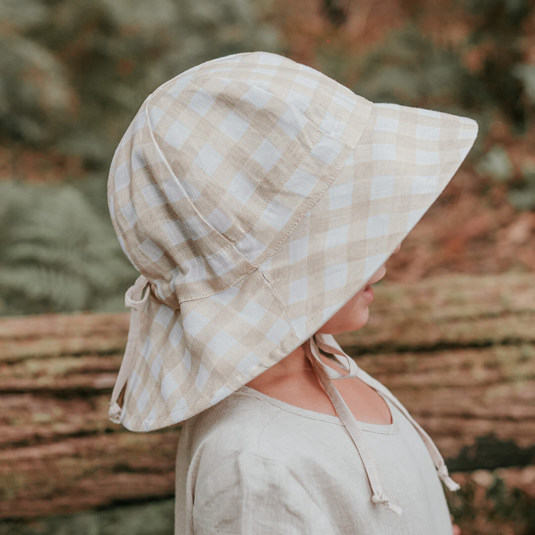 Bedhead 'Wanderer' Panelled Bucket Sun Hat - Flynn / Flax