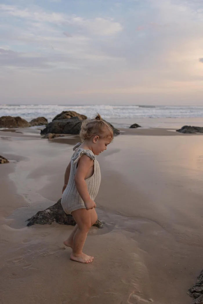 Belle & Sun Rib Bodysuit - Cloud