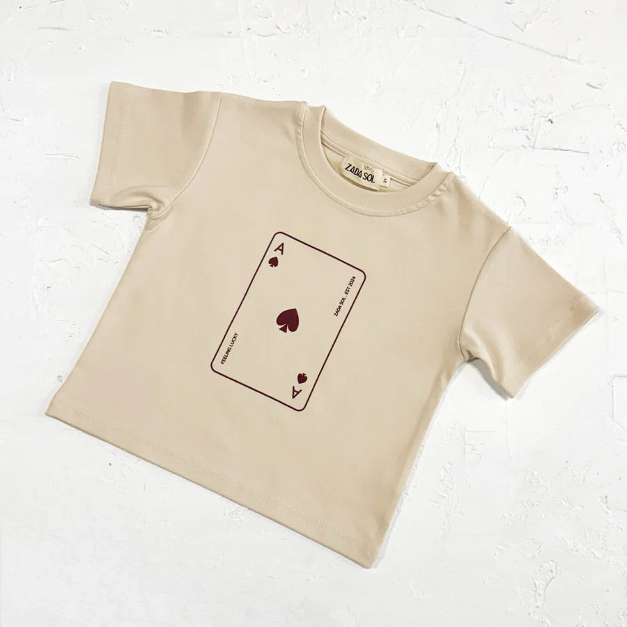 Zada Sol Sunday Tee – Cream