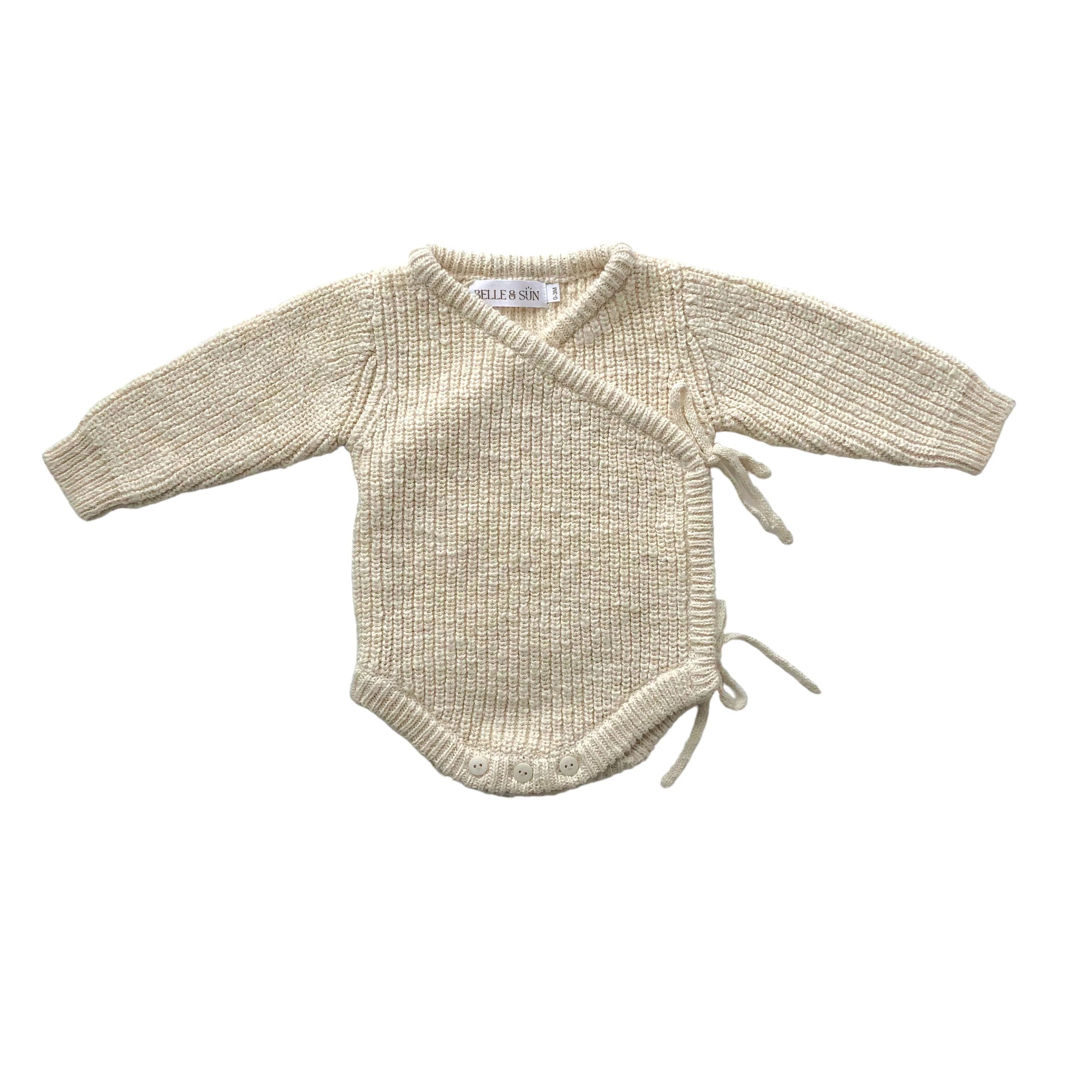 Belle & Sun Kimono Romper - Shell