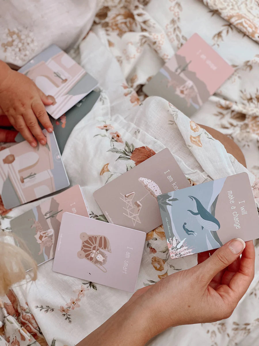 Oak Collectives Affirmation memory card game