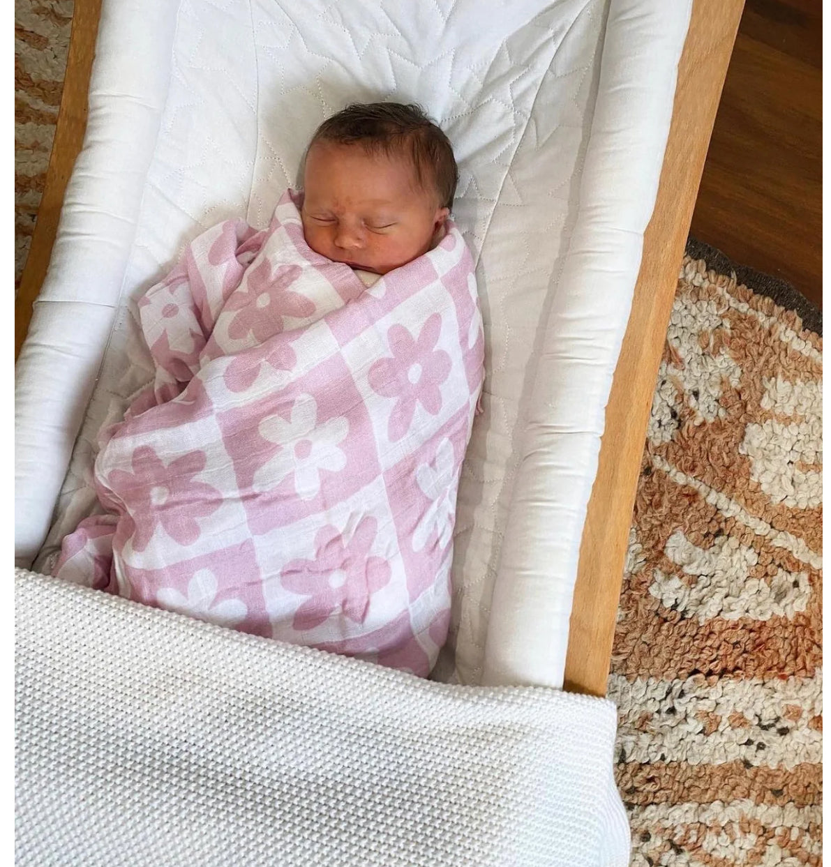 Seaka Boo Wrap Bamboo/ Cotton- Pink Soil