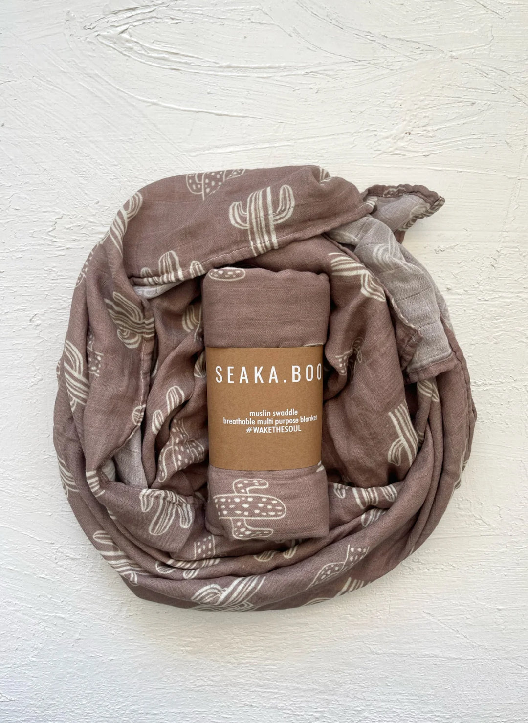 Seaka Boo Wraps Bamboo/ Cotton - Night Cactus