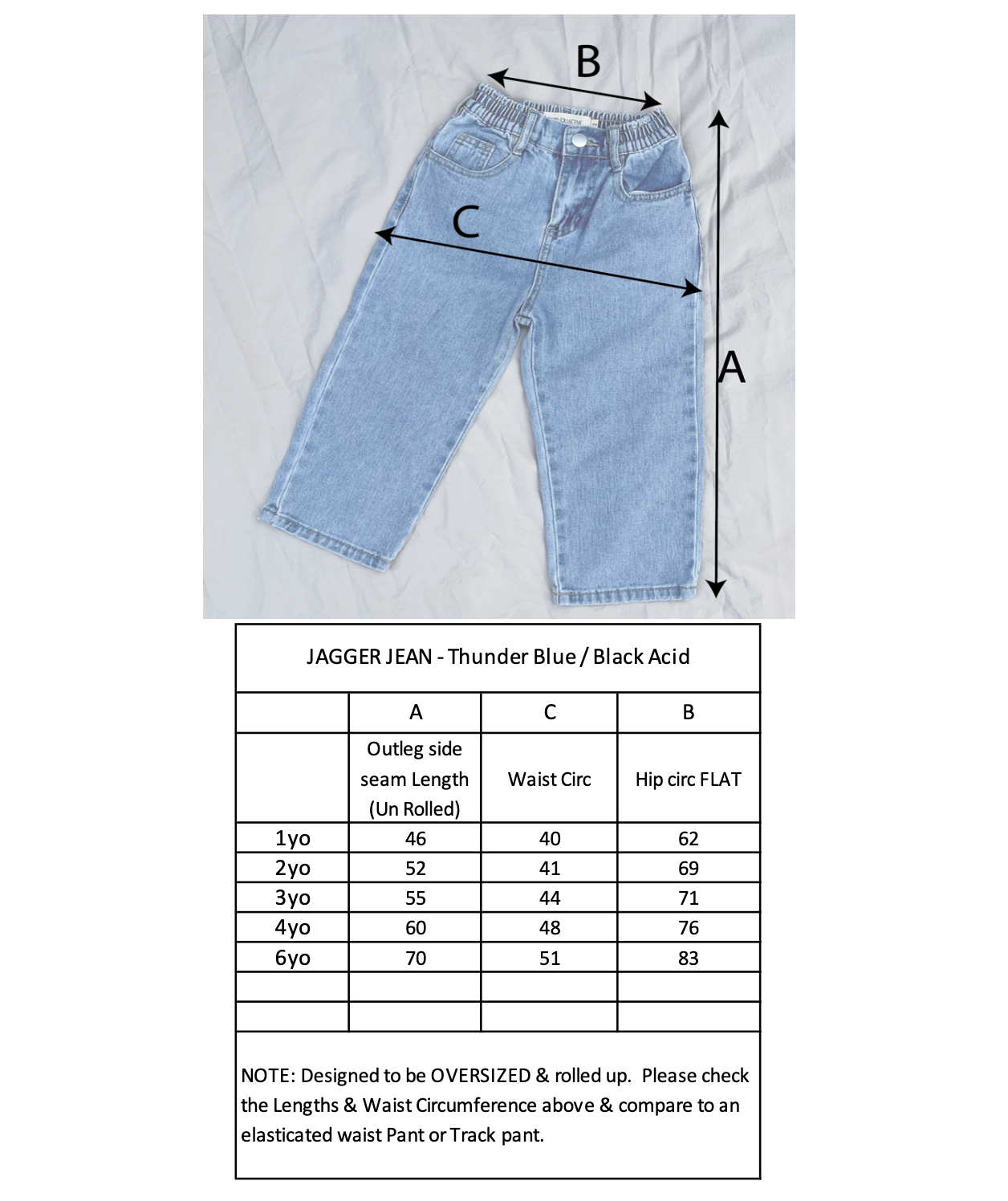Twin Collective Jagger Jean - Cali Print Denim